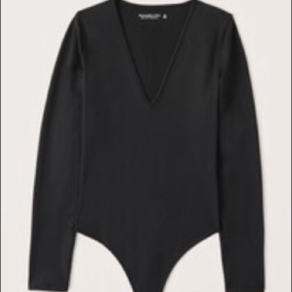 Abercrombie & Fitch V neck bodysuit XL NWT